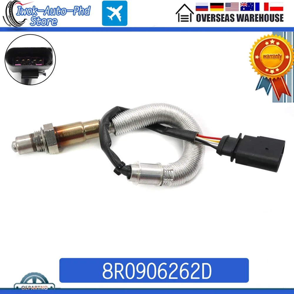 

8R0906262D 5 Wires Air Fuel Ratio Sensor Lambda O2 Oxygen Sensor for Audi A4 A6 A3 TT Volkswagen Passat Beetle Downstream