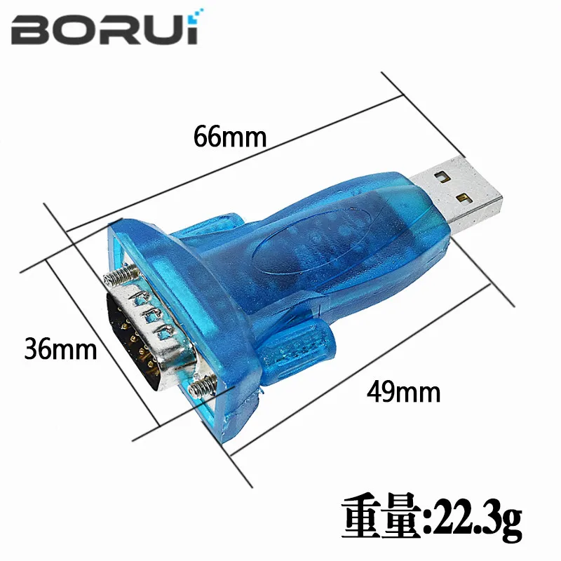 HL-340 USB untuk RS232 COM Port Serial PDA 9 Pin DB9 USB Mendukung Windows7-64