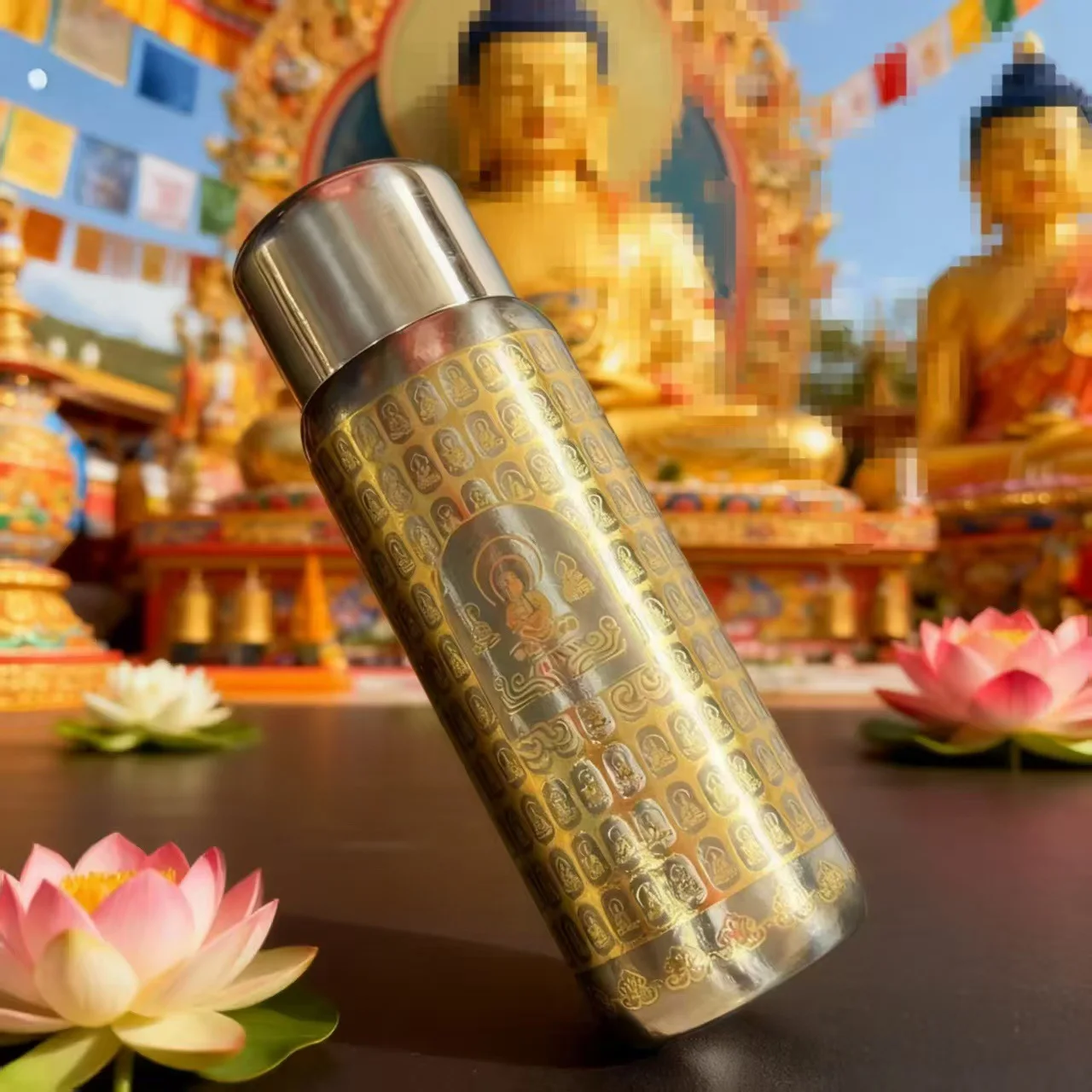 480ml Pure Titanium Thermal Water Bottle With Temperature Display,Double-layer Vacuum Flask,Business Gift,Portable Thermos Cup
