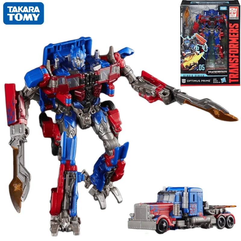 In stock original TAKARA TOMY Transformers SS-05 V-level Optimus Prime PVC anime character action figure model toy