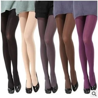 Sexy women pantyhose tight stocking female hosiery Autumn winter 80D anti hook silk Leggings micro meat velvet panties PR115