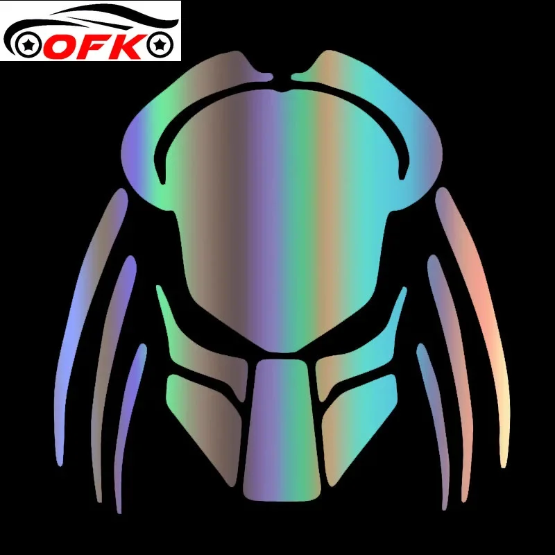 Автомобильные наклейки, мотоциклетные наклейки PREDATOR ALIEN Декоративные аксессуары, для покрытия царапин Водонепроницаемые ПВХ