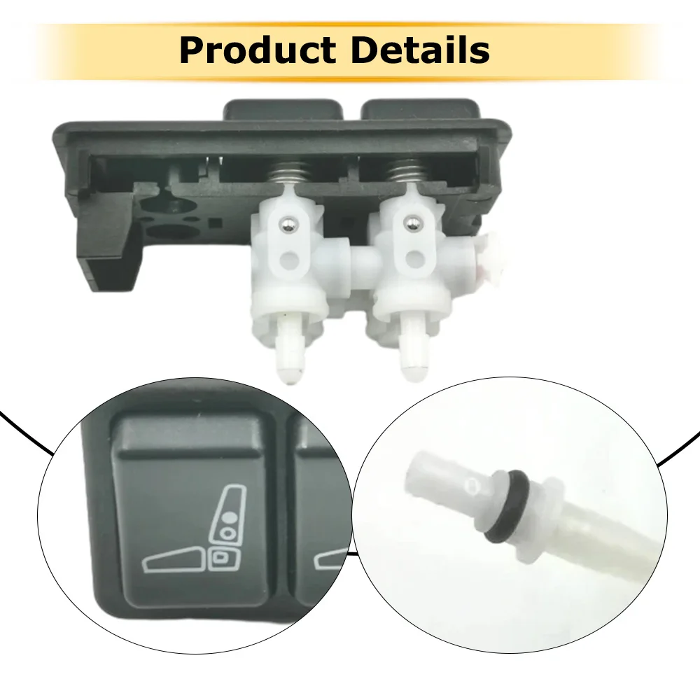 Front Left  Truck Seat Lumbar Adjustment IPS Valve 2 Buttons For MAN TGA TGL TGM TGS TGX  29074-02/04E, 2907402/04E 81623986093 - view 4