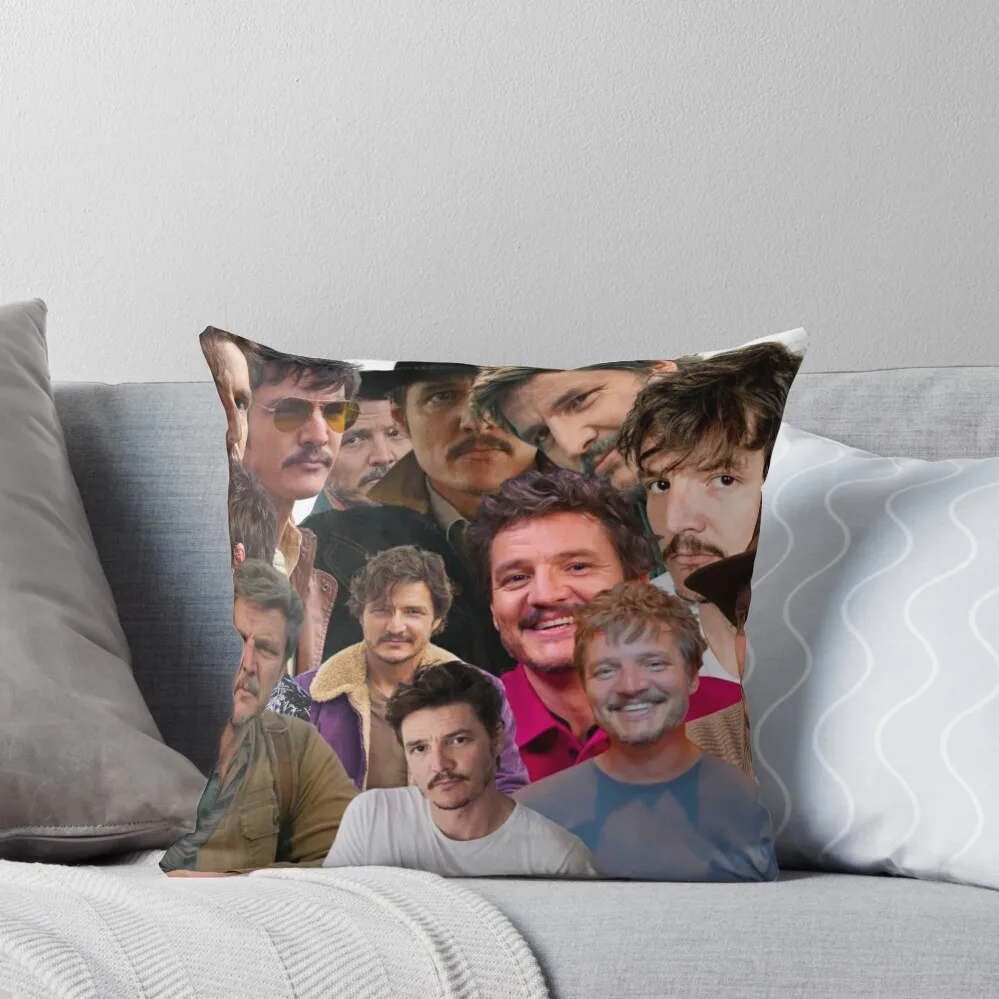 

Pedro pascal Throw Pillow Couch Pillows Custom Cushion Photo home decor items Luxury Pillow Cover pillow
