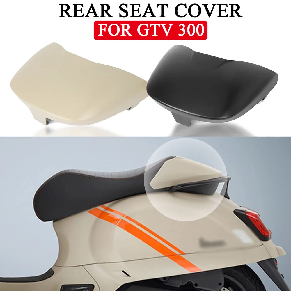 

For Vespa GTV300 GTV 300 Gtv300 2018-2024 Motorcycle Accessories Pillion Rear Seat Cover Cowl Fairing Matte Look