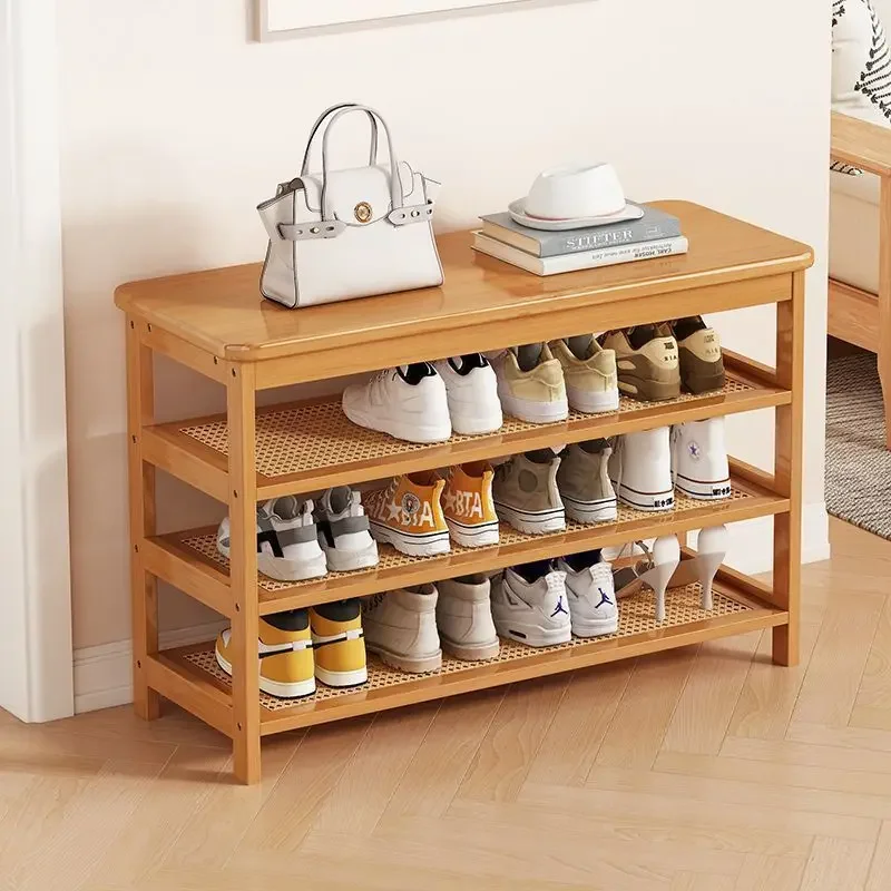 

Shoe Changing Stools Household Door Side Simple Can Sit on Shoe Rack Shelf Multifunctional Shoe Cabinets Living Room Furniture