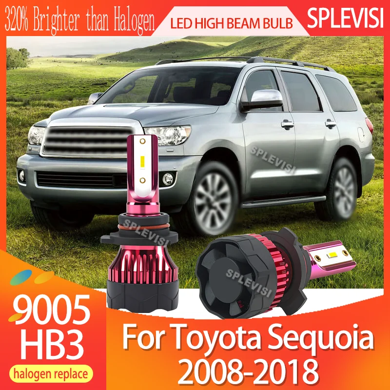 Détails de la route cachés lumineux avec faisceau de route plus de luminosité 320%, pour Toyota Sequoia 2008 2009 2010 2011 2012 2013 2014 2015-2018