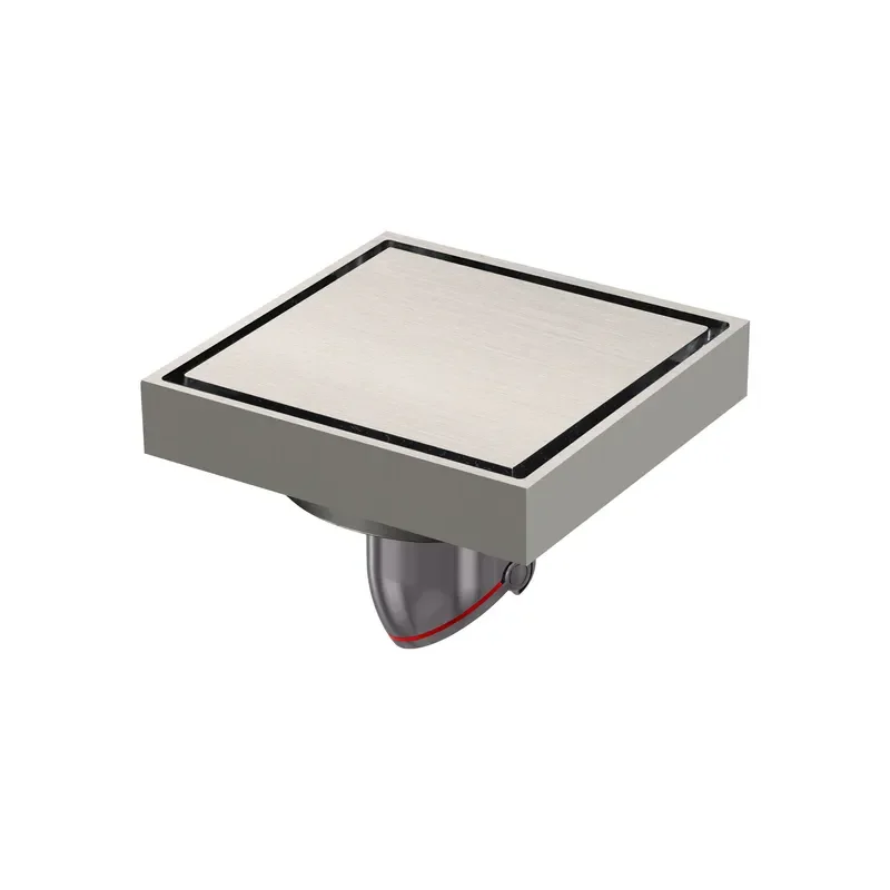 Modern Square Floor Drain Concealed Deodorant Shower Drainage for Hotel Bathroom Anti Odor Stainless Steel Waste Water Trap