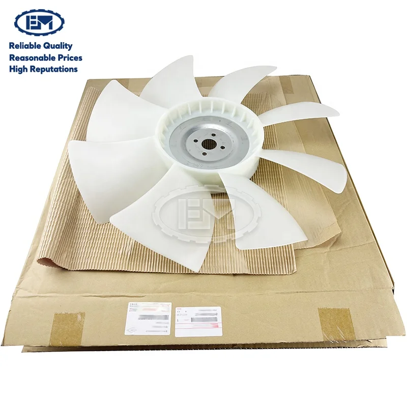 

Excavators Engine Fan Cooling Engine Assembly 6BG1 4BG1 Fan 4 Hole 8 Blades 8971615992 8-97161599-0 Construction Machinery Parts