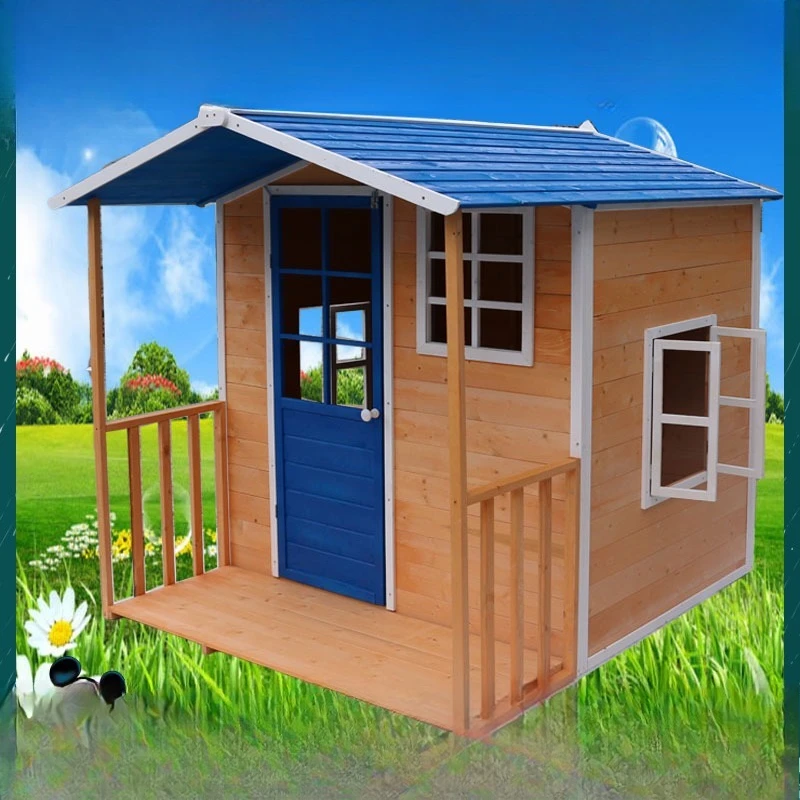 

Wooden children's wooden house Outdoor tent Educational large toy Kindergarten Play house Tree house Wooden children's play room
