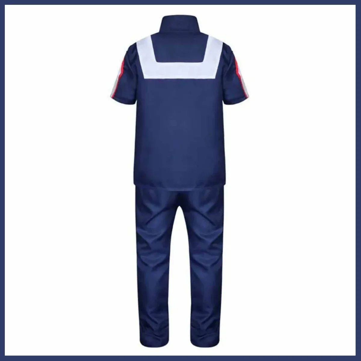 Disfraz de Anime My Hero Academia Todoroki Shoto, uniforme escolar de gimnasia, abrigo superior azul, peluca, traje de fiesta de Halloween para hombre y mujer
