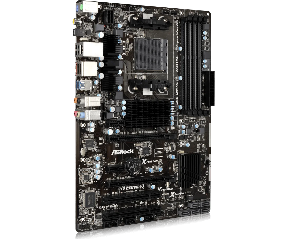 Socket AM3/AM3+ Motherboard ASRock 970 EXTREME3 DDR3 32GB AMD 970 Motherboard SATA III PCI-E 2.0 USB2.0 ATX For Phenom II X6/X4