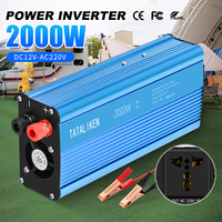Modified Sine Wave 12V/24V 220V 50HZ Power 500W/1500W/2000W Converter UN Socket Car Inverter