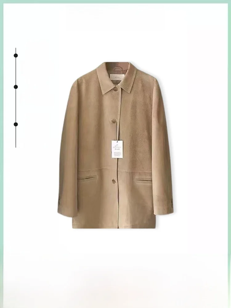 

Женское пальто средней длины в стиле ретро Sle на одной пуговице Jaet, новая ветровка Sle, топ из полиэфирного волокна, длинный све, чистый цвет