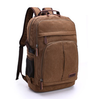 New Business and Leisure Men's Backpack Trendy Designer Large Capacity Computer Bag Waterproof Outdoor Travel Canvas Backpack