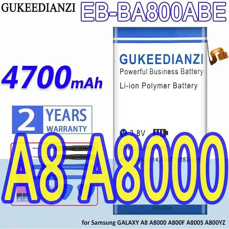 

Long-Lasting Performance EB-BA800ABE High Capacity Mobile Phone Battery 4700Mah For Samsung Galaxy A8 A8000 A800F A800S A800YZ