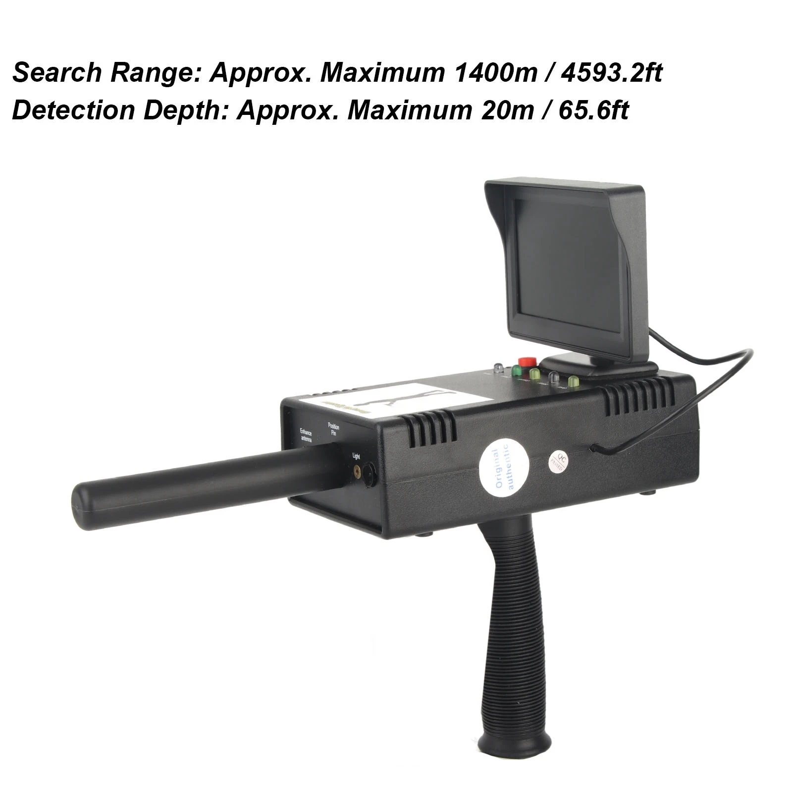 Detector de metais detector de metais abs habitação sensível estável digitalização rápida localizador de tesouro para ouro prata cobre tesouro finder