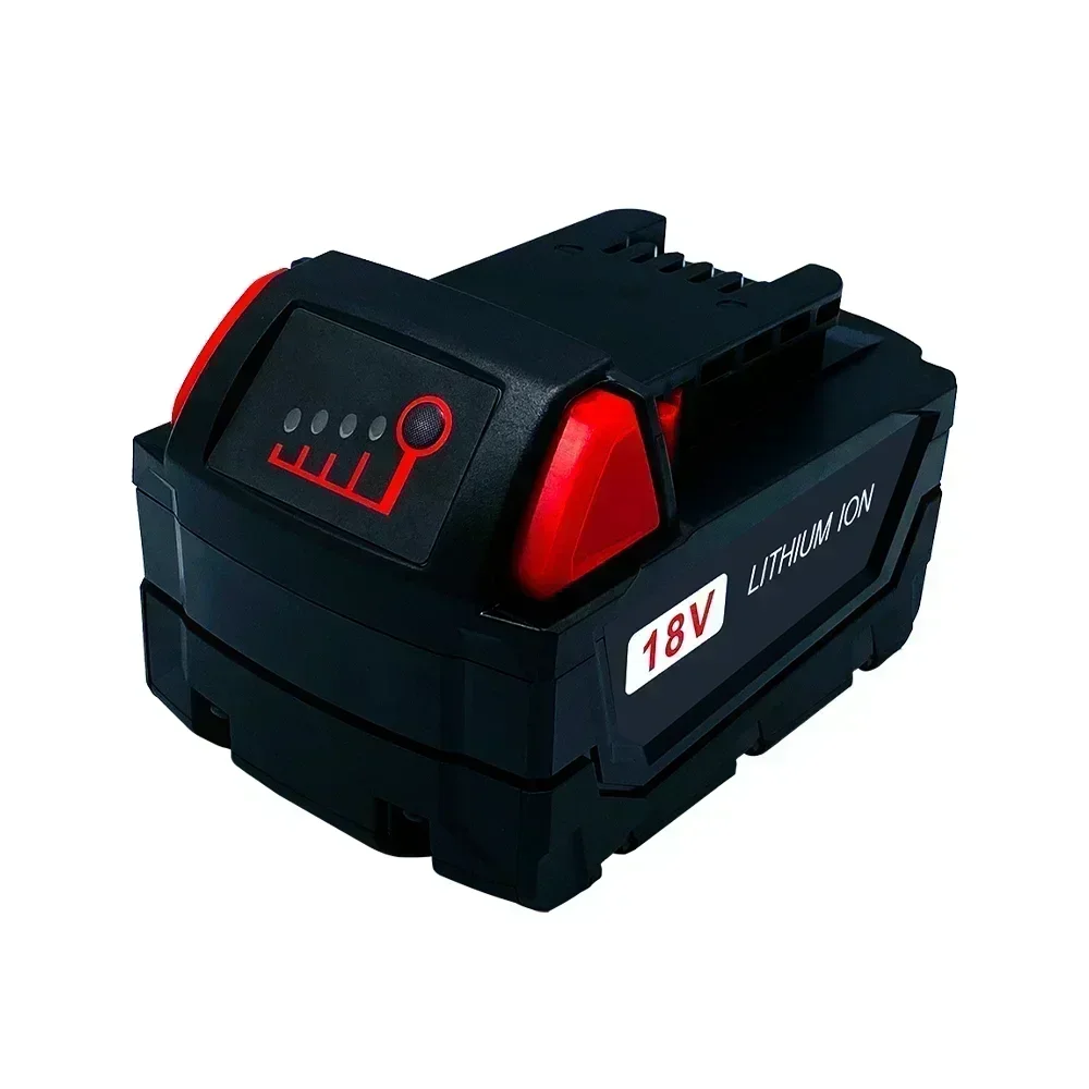 New tool battery, suitable for new Milwaukee 48-11-1815 48-11850 2646-20 2642-21ct service M18 battery positive charger 12800mah