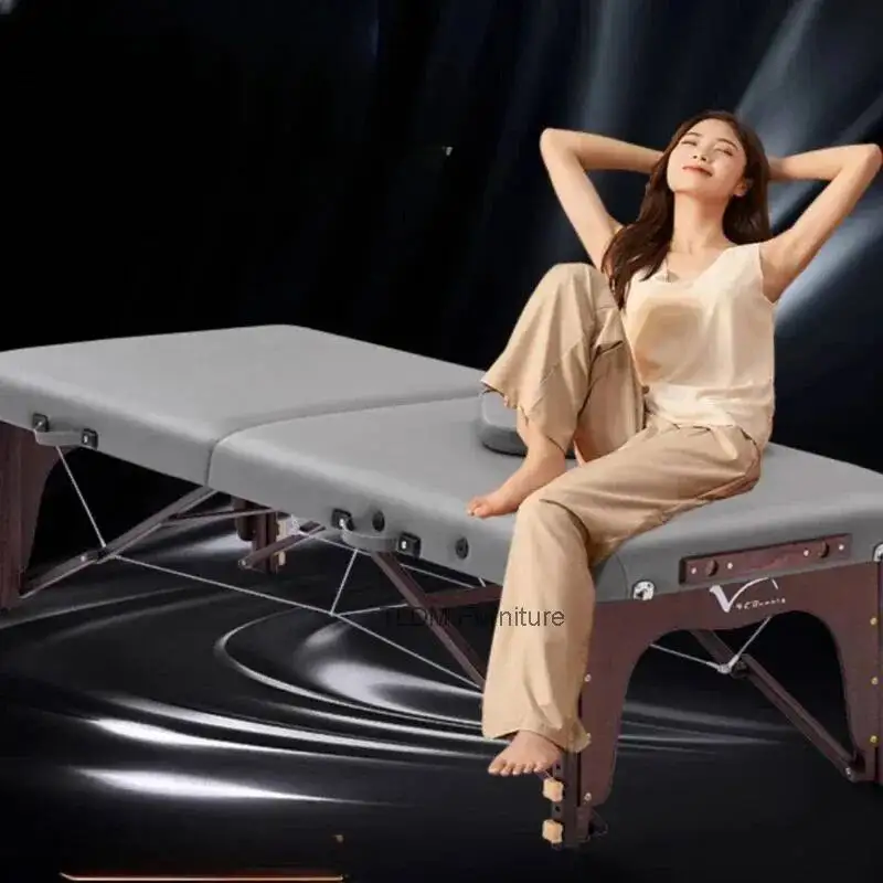 Spine Massage Table Cervical Portable Lift Minimalist Multi-functional Massage Bed Eyelashes Meuble Salon Design Furniture
