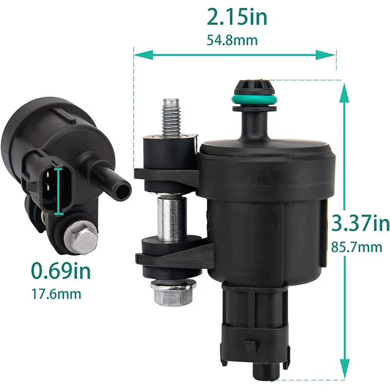 12610560 55593172 12661763 Válvula solenóide de purga de vasilha de vapor EVAP para Buick Cadillac Chevrolet Traverse