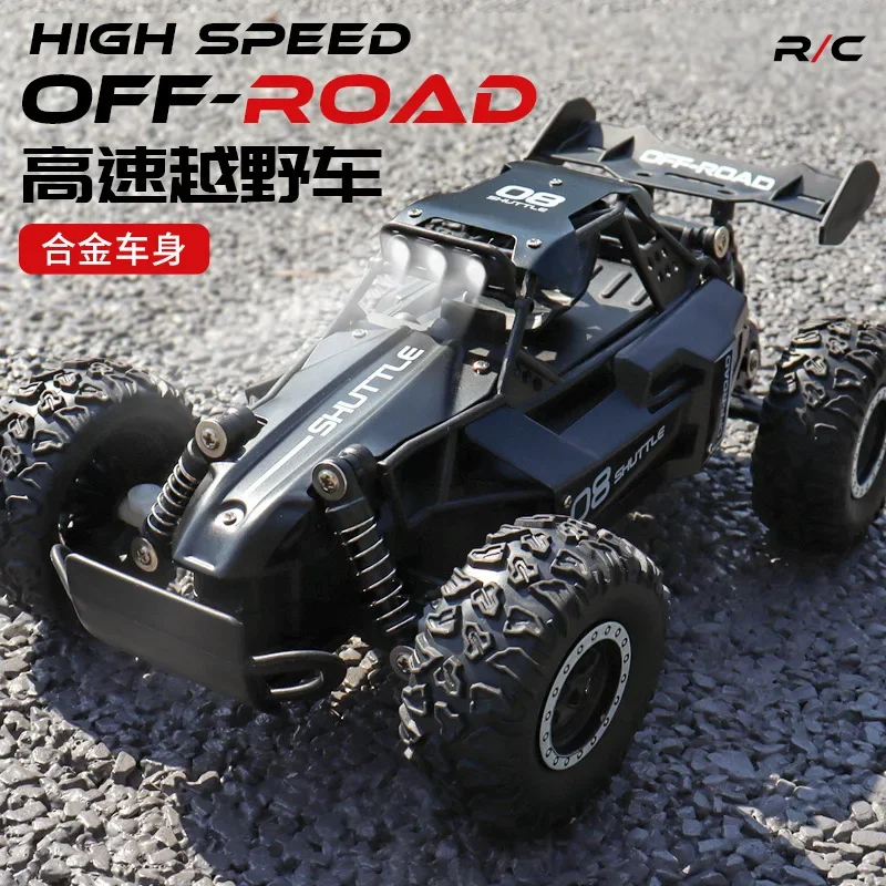 

1:16 2.4Gh Model RC Car With LED Lights 2WD Off-road Remote Control Climbing Vehicle Outdoor Cars Toys for Boys Girls Gifts