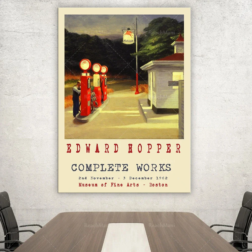 EDWARD HOPPER POSTER 1962