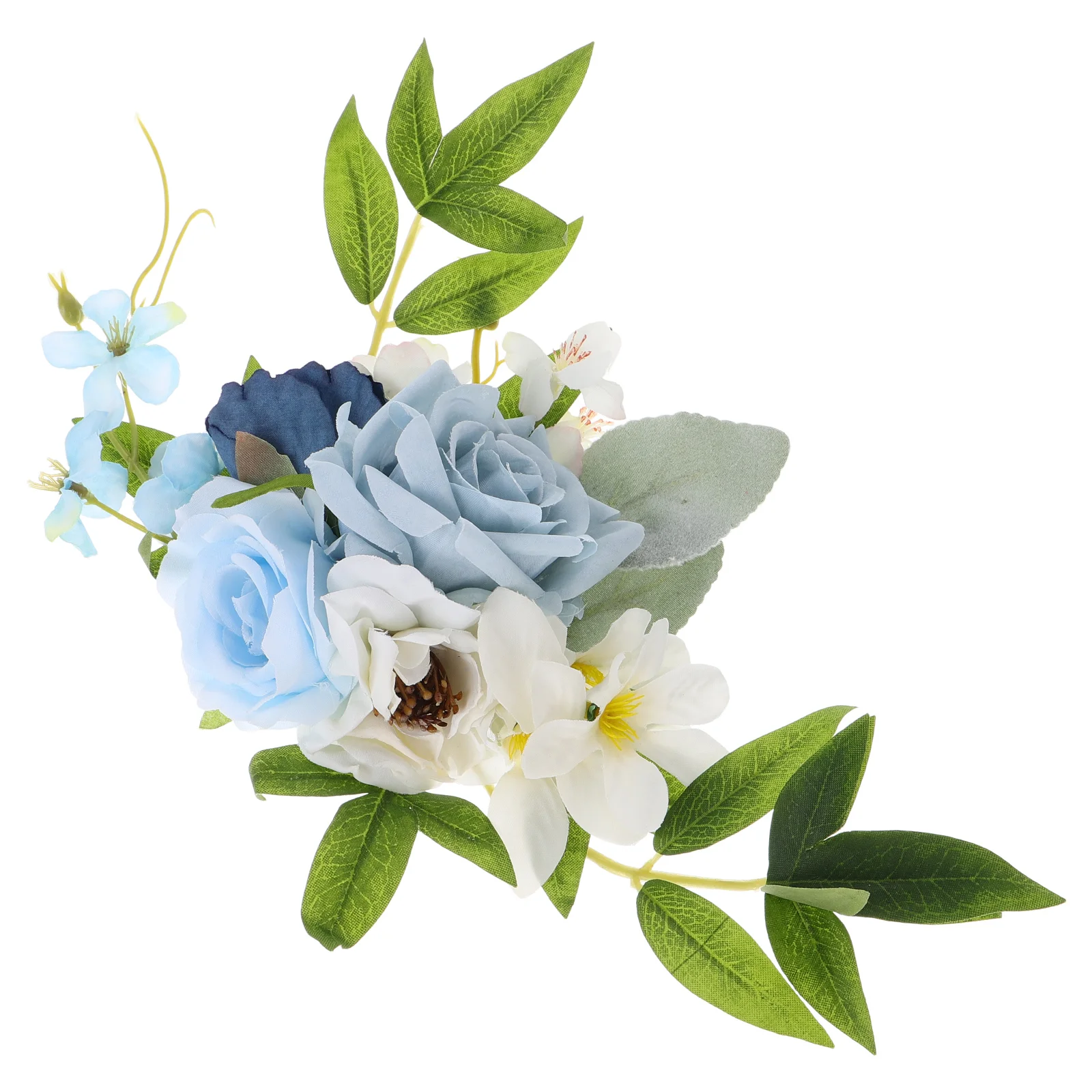 Cake Decoration Flower Ornaments Artificial Swag Bush Blue Flowers Simulated Mori Department