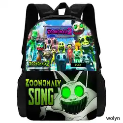 Mochila Update ZOONOMALY School Backpack for Child ,Cartoon School Bags for Boys Girls ,Amine Games  School Backpack for Child