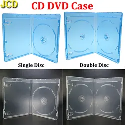JCD For PS5 PS4 Replacement CD Game Case Blue Cover Protective Box Game Disk Holder CD DVD Discs Storage Bracket Box