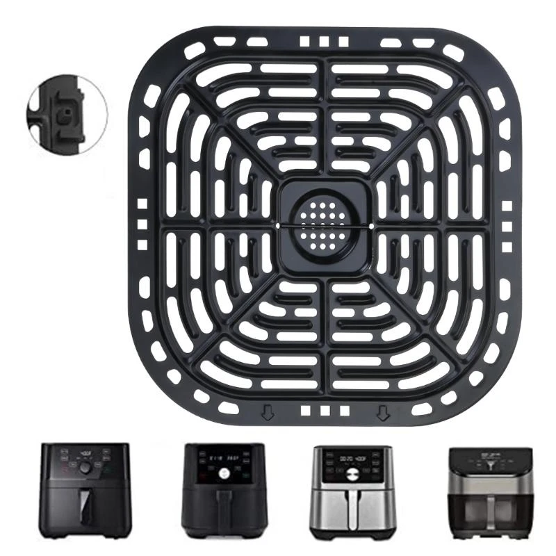 ل 6QT طهي صحية الهواء مقالي شواء صينية الصب