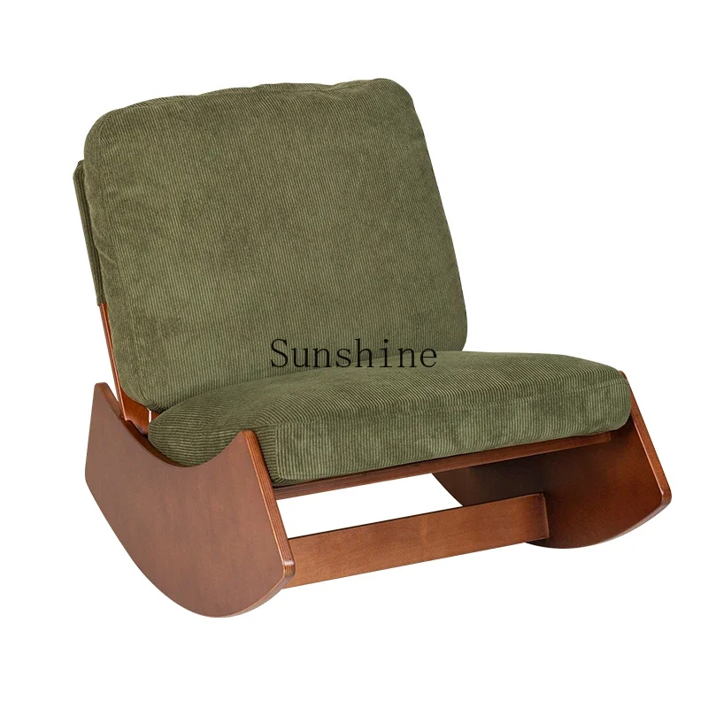 

Simple retro home lazy rocking chair small apartment living room balcony leisure single chair