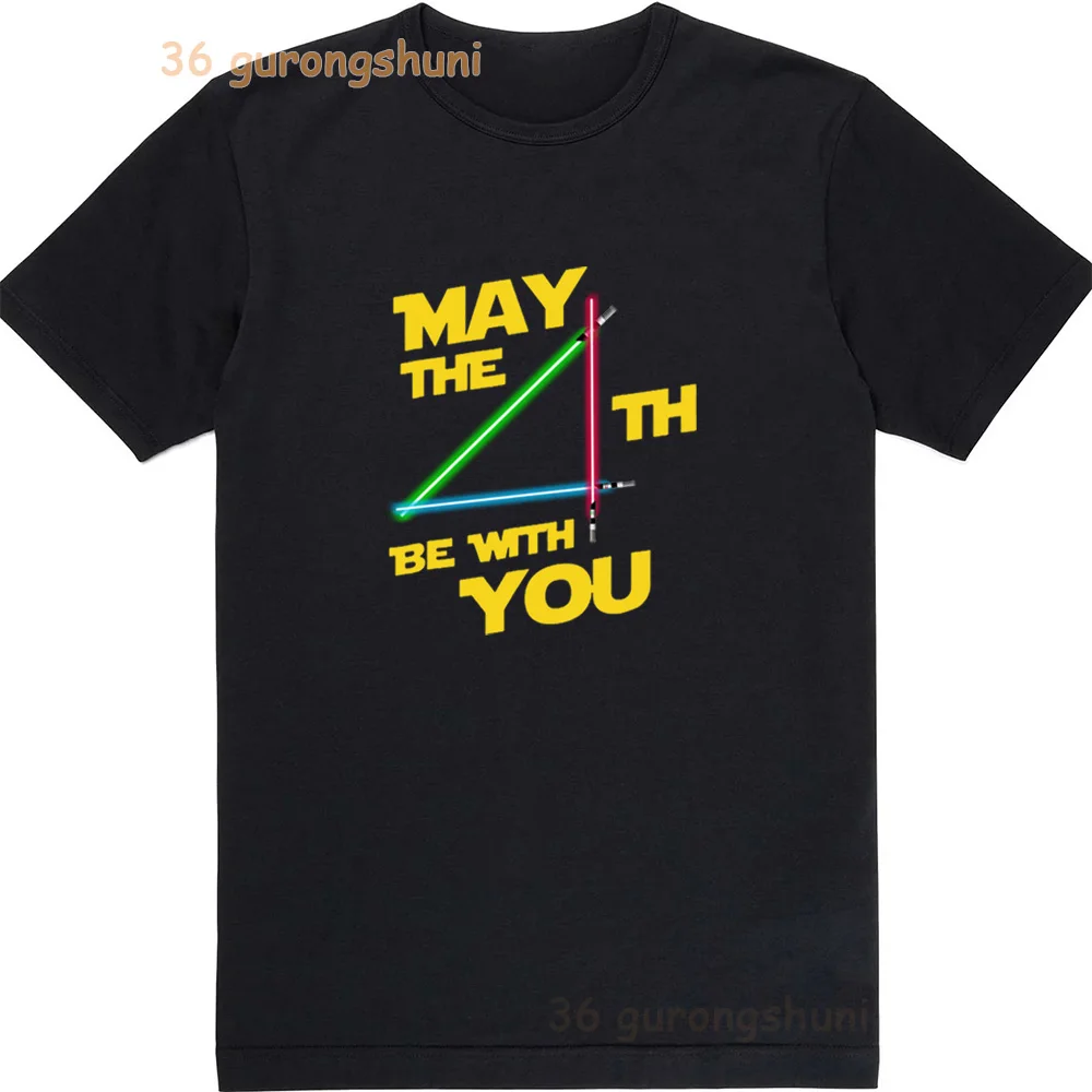 

Baby T Shirt For boys summer Tops tee kids T-shirt may the 4th be with you shirts black Clothes baby Short Sleeve children tshir