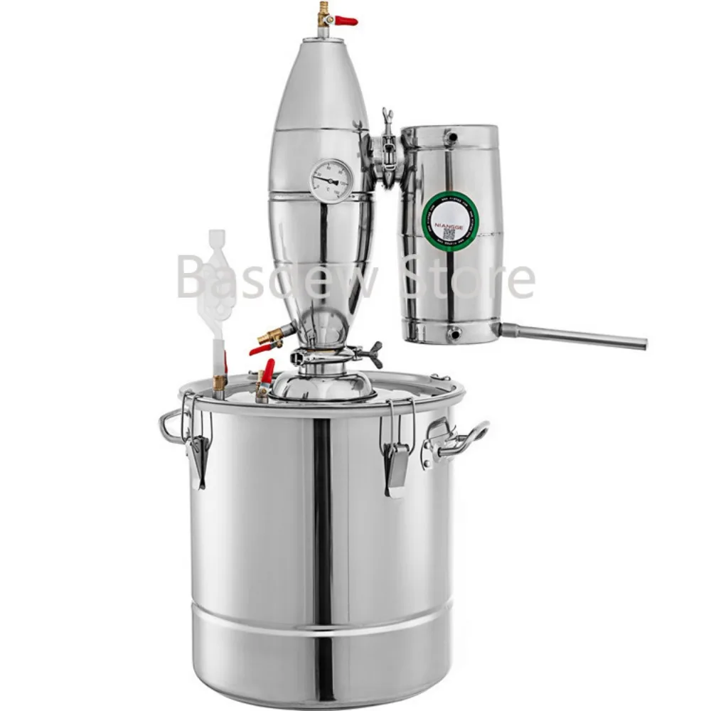 

50L Wine Spirit Yellow Wine Beer Maker Distillator Brewing Filling Equipment Fermentation Tank