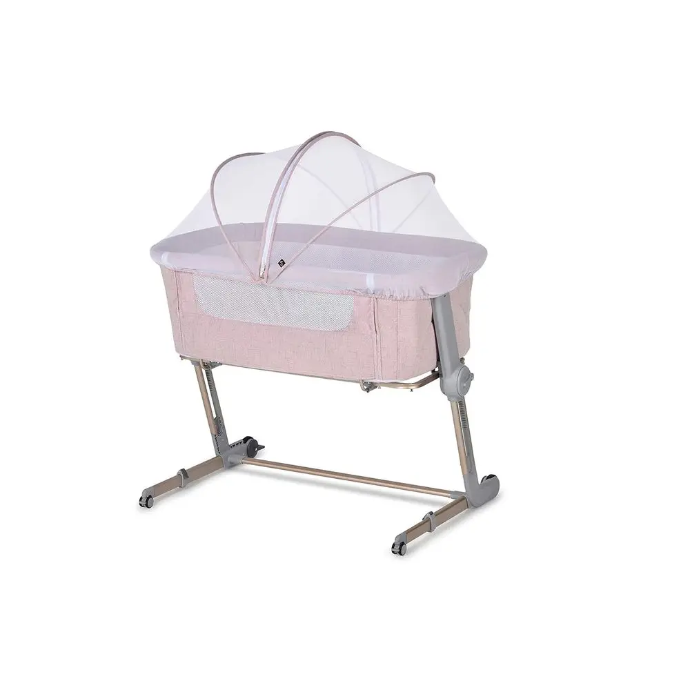 

3-in-1 Bed Sleeper & Portable Bassinet, Plush Pink