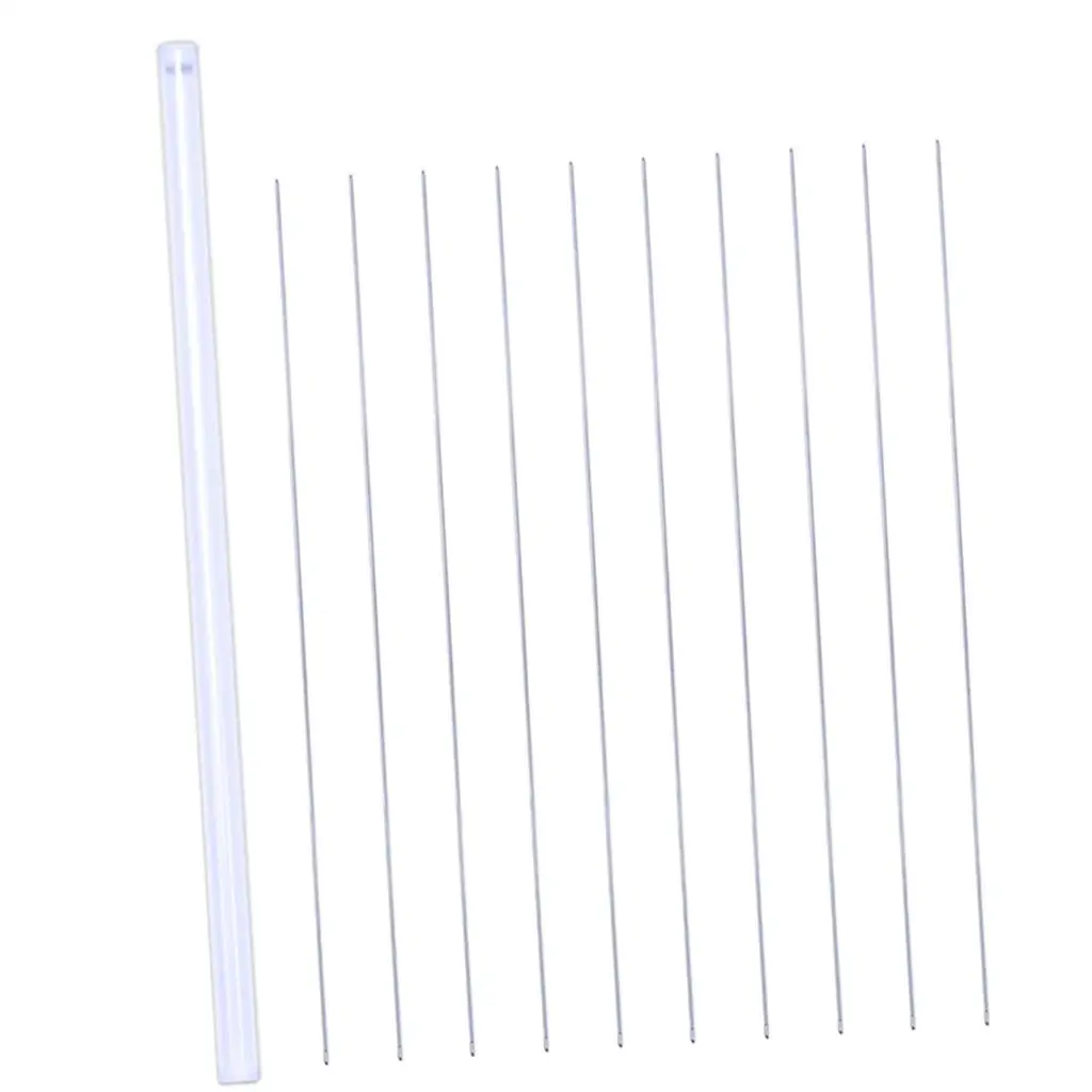 Jewelry Tool Stainless Steel Beading Needle Set with Storage Box for DIY Bracelet Necklace Making Supplies