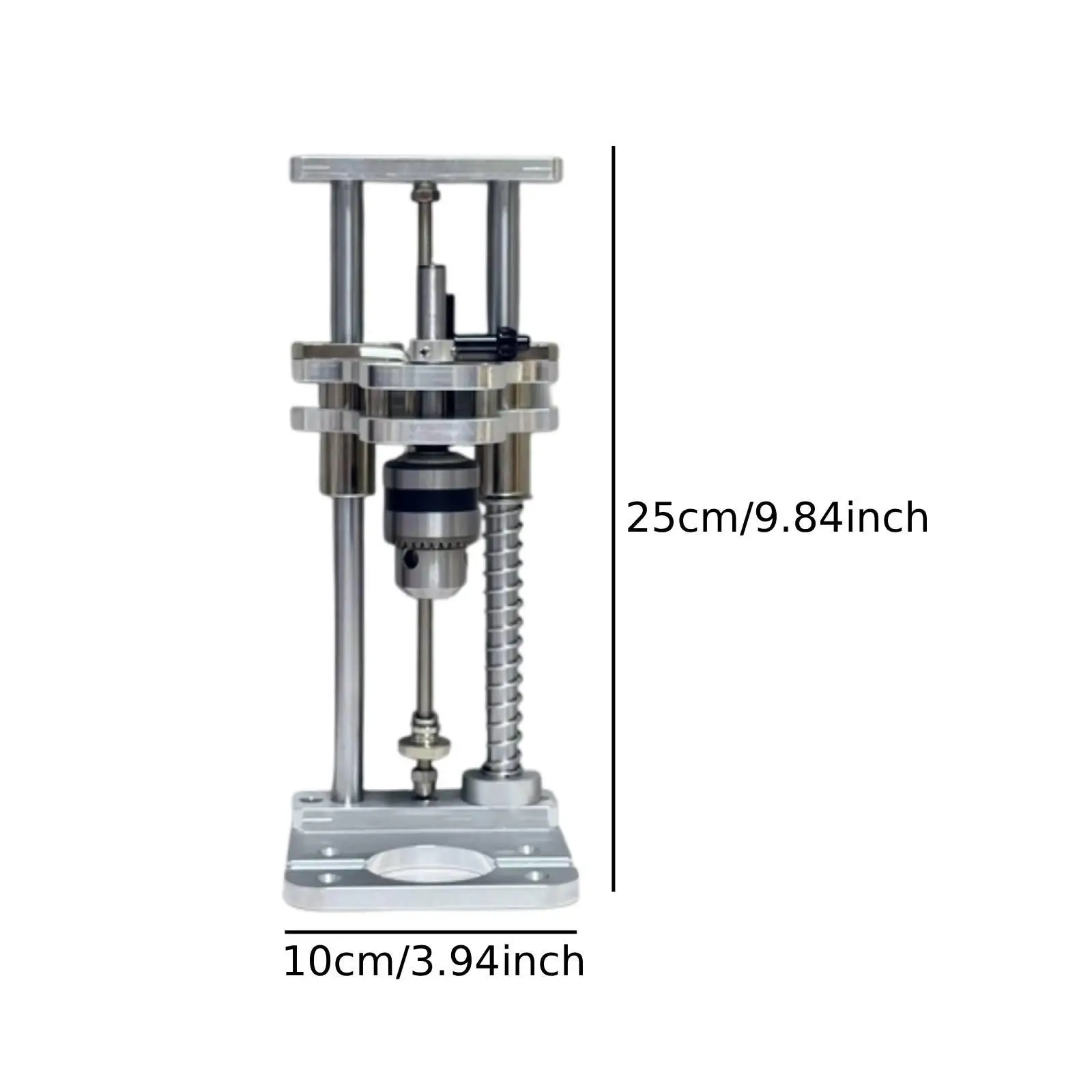Steel Drill Stand Holder Vertical Drill Guide Easy Install Drilling Template for Wood Hole Positioning