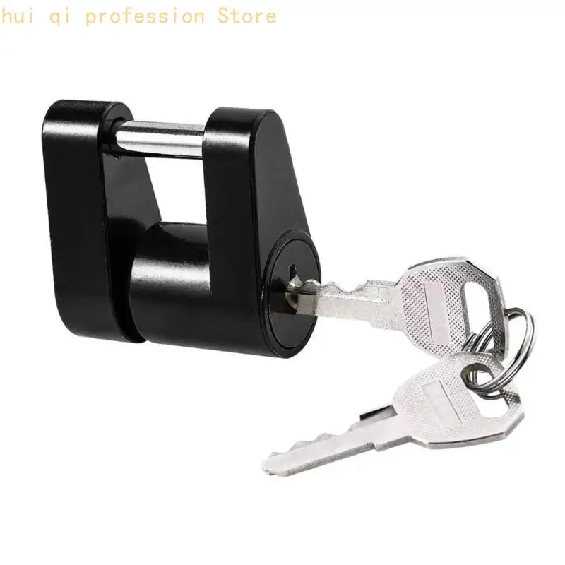 Expert Trailer Secure 1/4 Size Oxidation Resistant Metal Mixture Black Finish H8WE