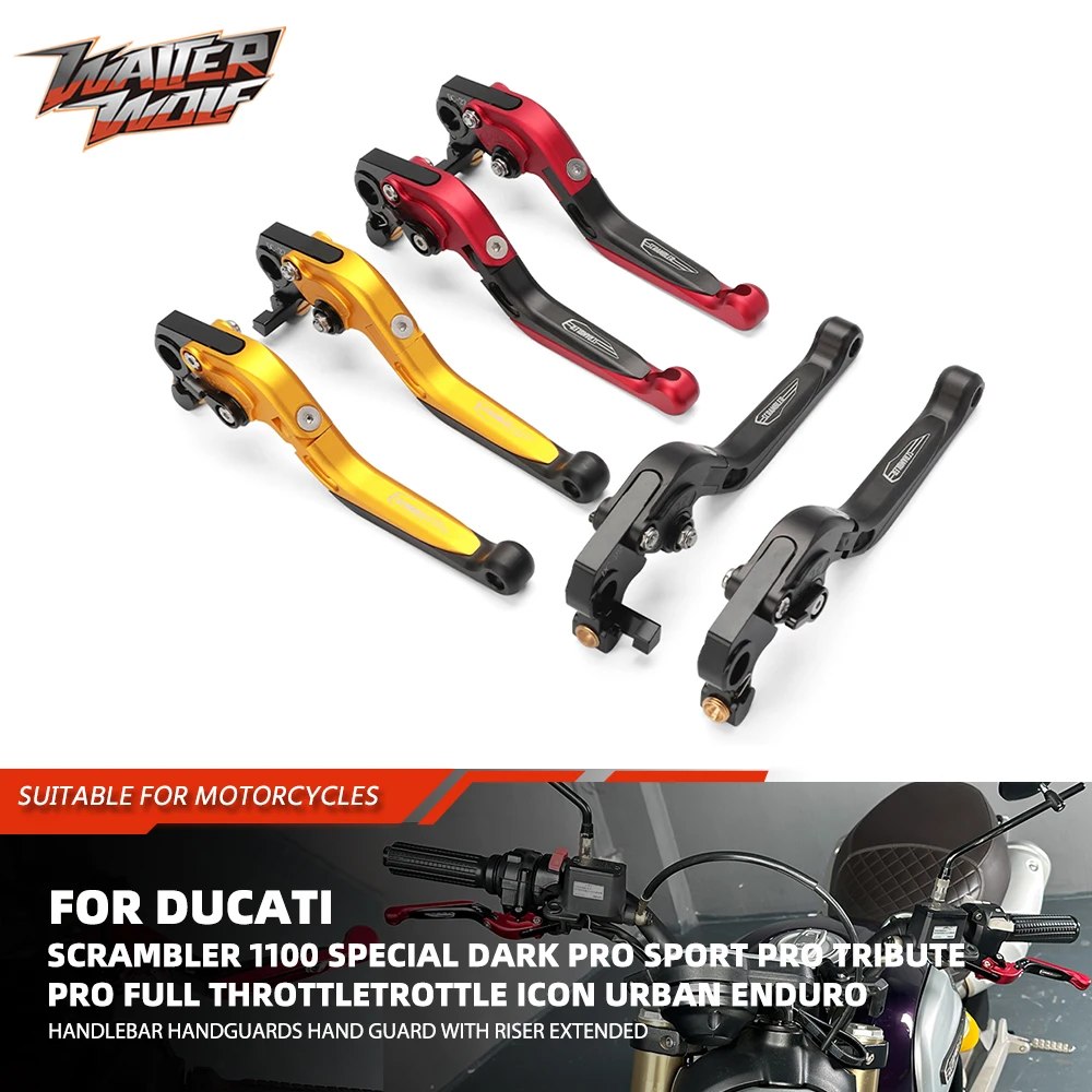 

2024 For Ducati Scrambler 1100 Special Dark Pro Sport Pro Tribute Pro Adjustable Foldable Extendable Brake Clutch Levers Handles