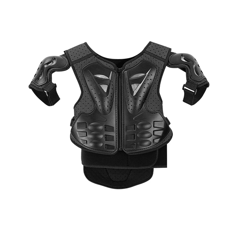 Kid's Motorcycle Armor Vest Protection Children Motocross Body Armor Jacket Protective Armors Riding Kneepads Moto Full Armor