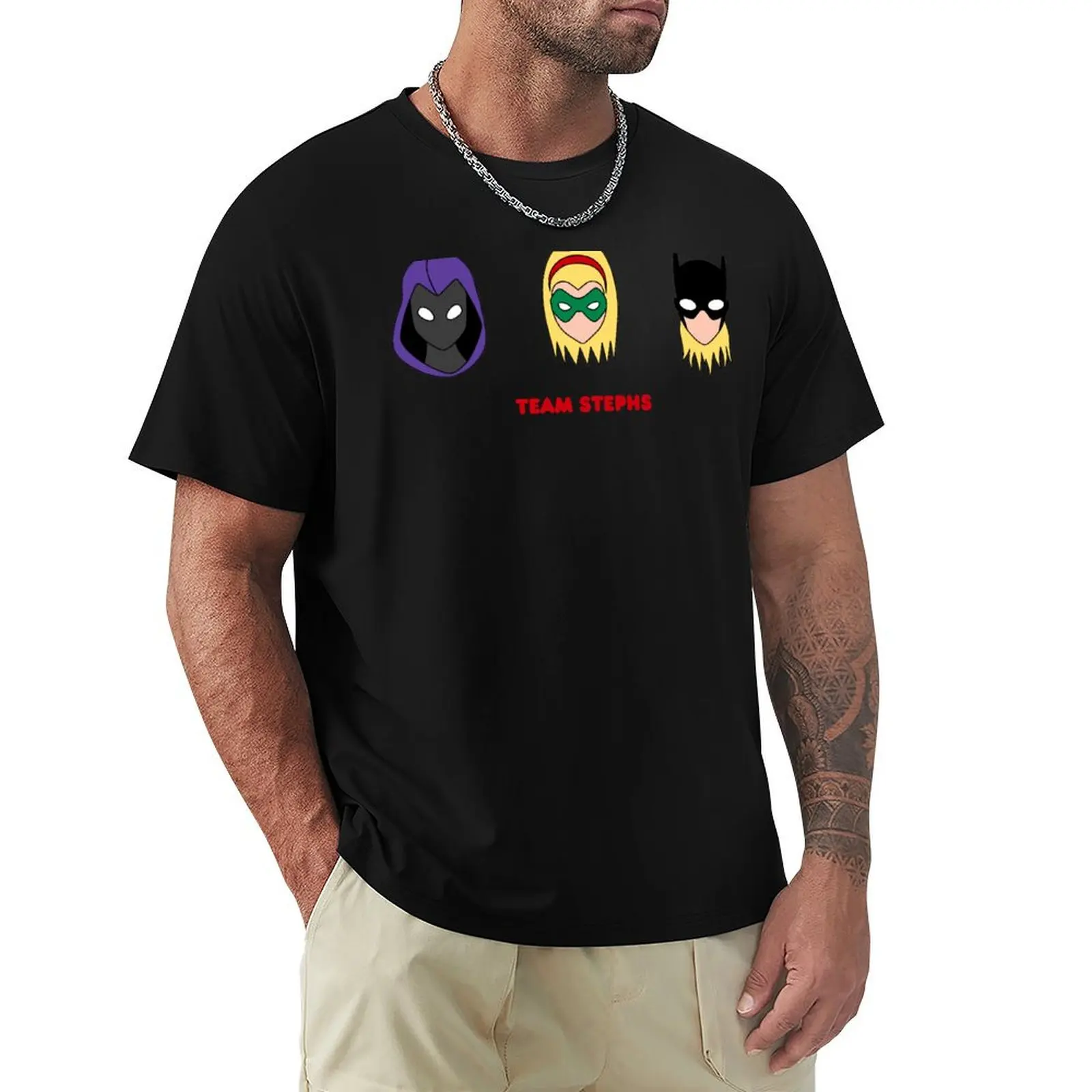 Stephanie Brown / 4th Robin / Spoiler / Batgirl Supporter T-Shirt Big Size Short Sleeve Tee for Men