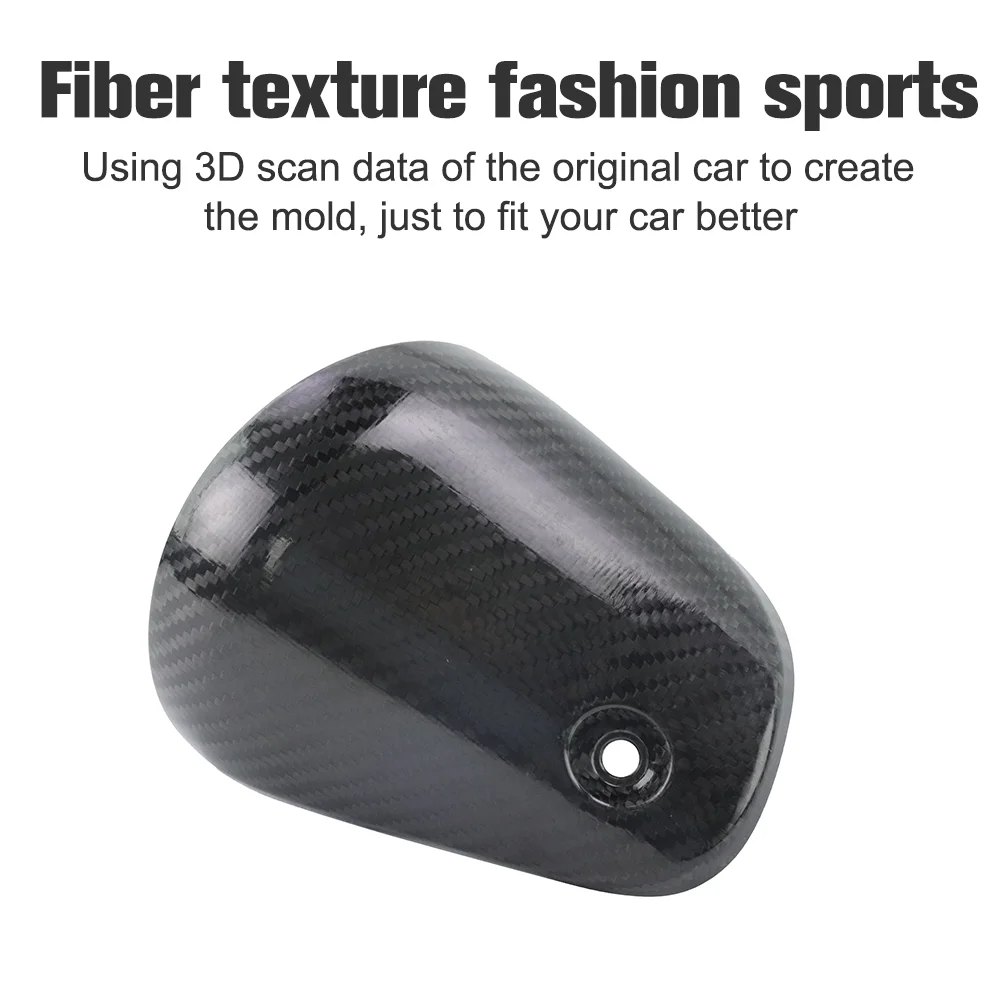 For Honda CB190SS Motorcycle carbon fiber parts modification exhaust insulation protection cover   Anti-Scalding  Shell Guard