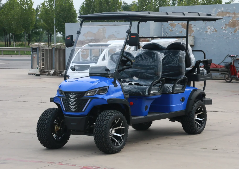 عربات جولف ذات عجلات كبيرة، عربة جولف كهربائية مكيفة الهواء #6