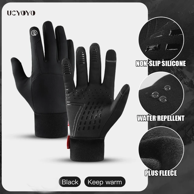 2023 Hot Sale Winter Outdoor Sports Waterproof, warm and windproof Fitness Full Finger Gloves For Men Women Knitted Magic Gloves