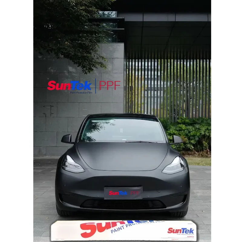 

Suntek Stealth Матовая защитная пленка для краски ТПУ PPF Неотражающая поверхность Самовосстанавливающаяся защита от пожелтения грязи
