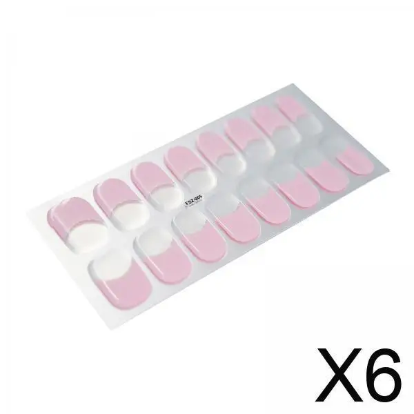 

Gel Nail Polish Stickers Semi Cured Wraps Adhesive Manicure Strips for Creative Nail Art Design