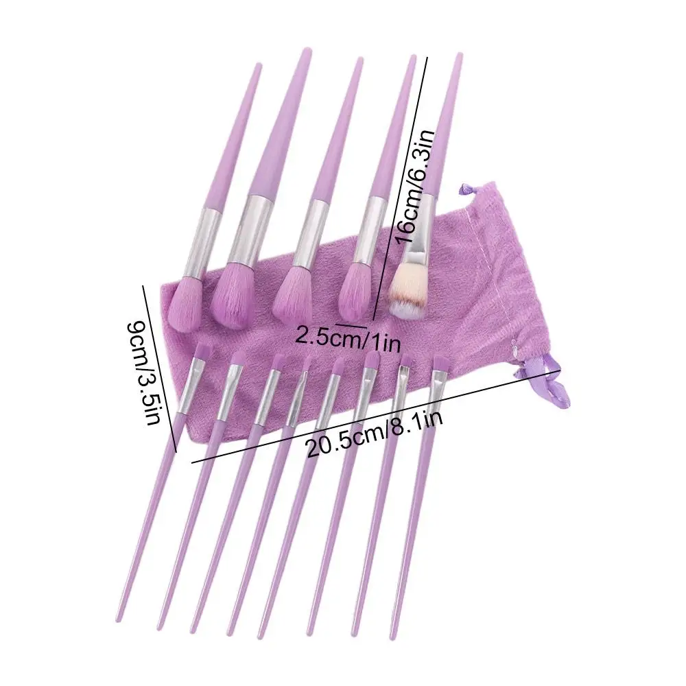 13Pcs/Set Professional Professional Makeup Brushes Furry Soft Eyeshadow Powder Brush Concealer Tools Cosmetic Brush Set Student
