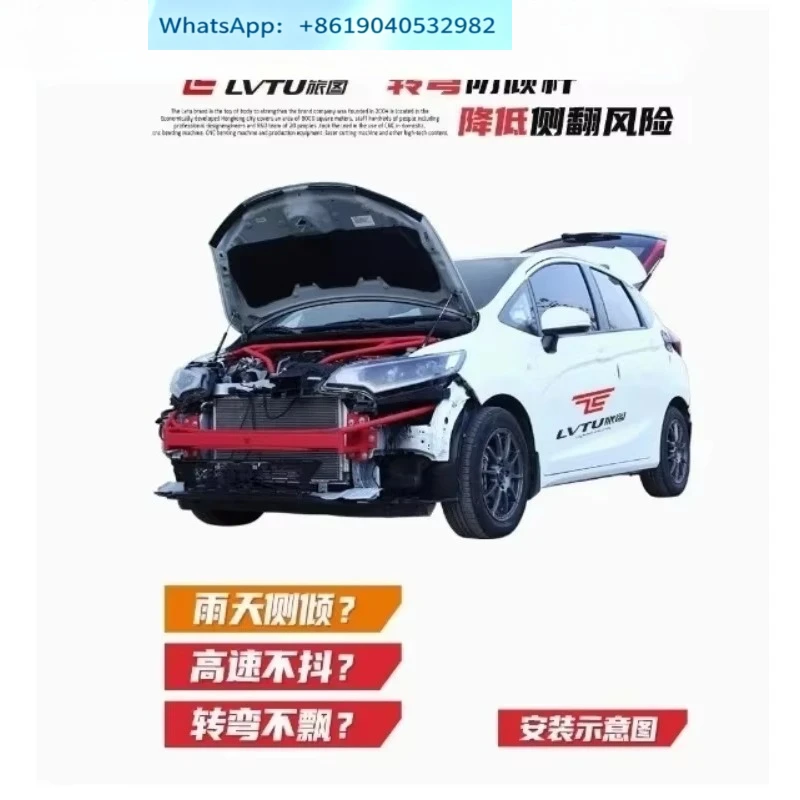 Be suitable for  E46 M3 330i 330ci chassis modification parts Aluminium Alloy Strut Bar Strut Tower Brace Kits view 3