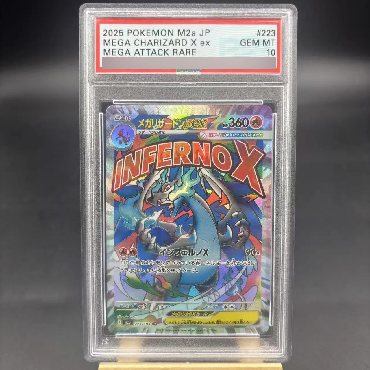 Diy Mega Charizard X Ex Japanese Rating Card Lucario Gardevoir Copy Version Classic Anime Collection Card Gift Toy