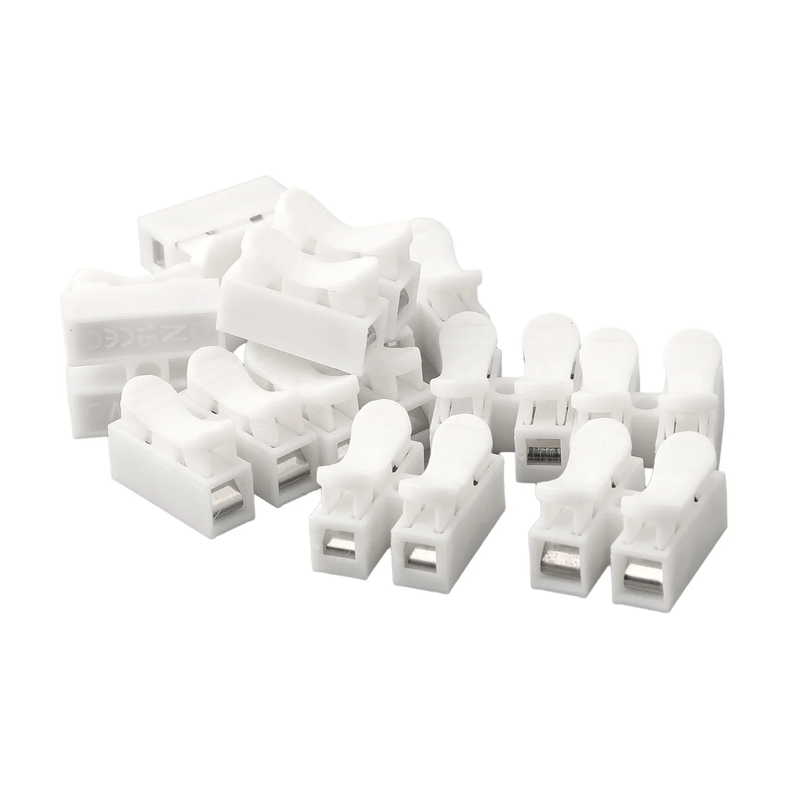 Time saving CH2 Spring Quick Wire Connector Terminal Block for LED Strip Light Applications No Screws Required