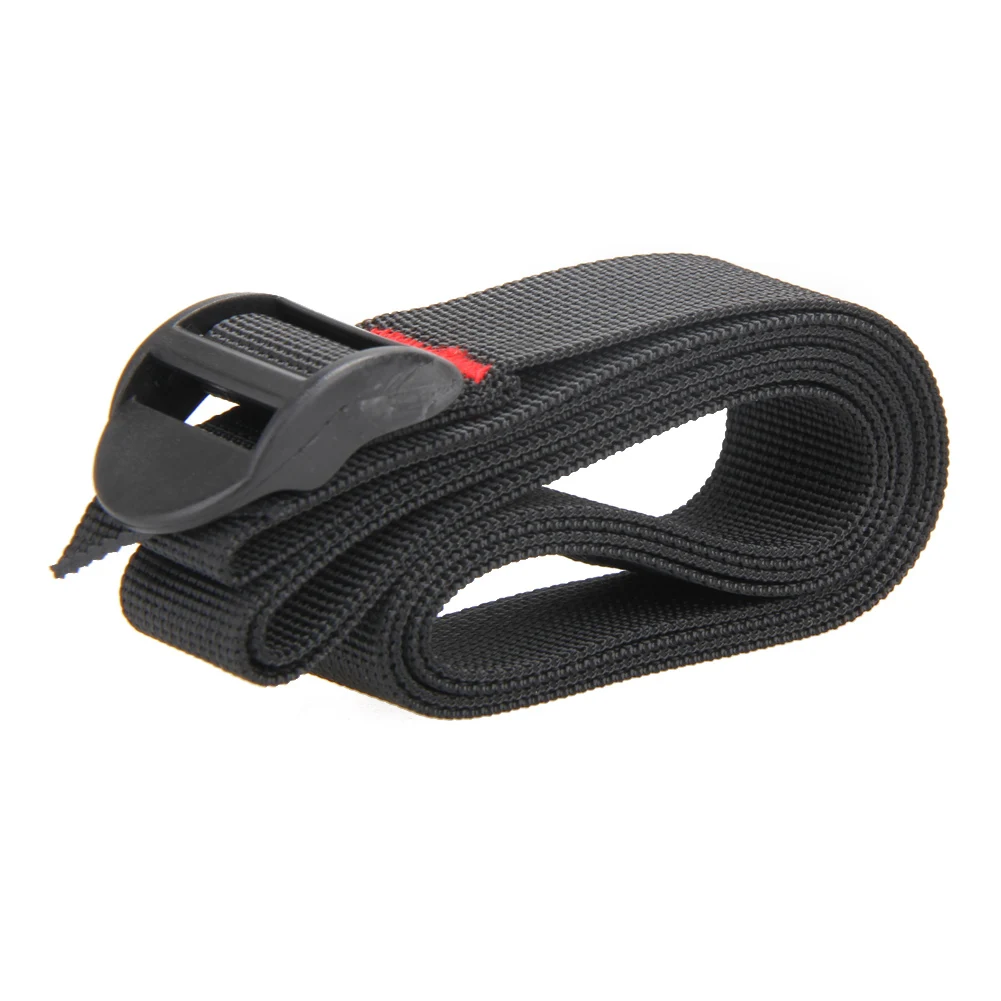 

Nylon Packing Strap Cam Buckle Cargo Strapping Straps Quick Release Lightweight Wear-resistant Black Storage Accessories